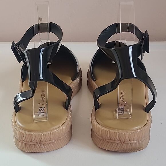 Jason Wu for Melissa Women's Espadrilles - Black & Tan Size US 8 EU 39 - Picture 6 of 16